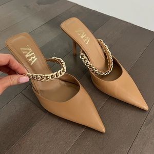 ZARA POINTED MIDI HEELS